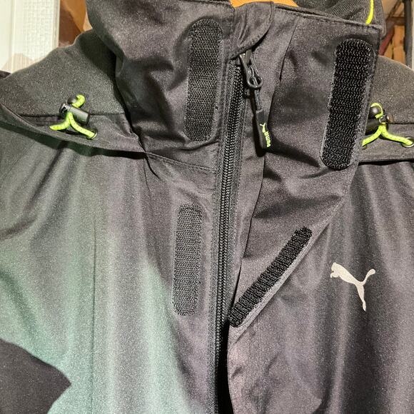 Puma Men's Jacket w Hoodie, Black, Small - Picture 5 of 12